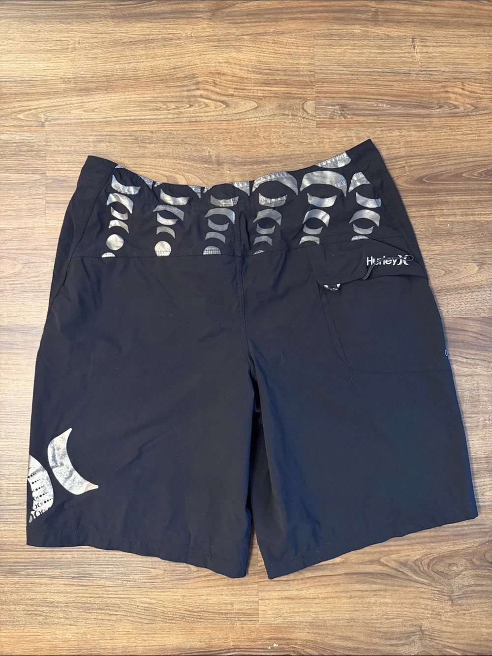 Hurley Men’s Black Boardshorts – Classic Swim Trunks